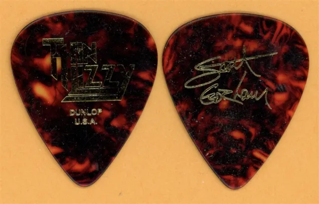 Thin Lizzy 2007 concert tour Scott Gorham signature stage Guitar Pick