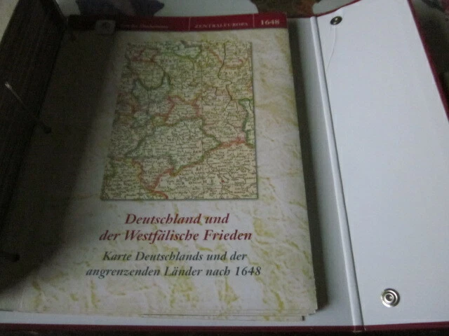 Stadt Des Westfälischen Friedens 1648 DTSCH.GESCHICHTE IN HISTORISCHEN Karten 1648 Deutschland Westfälische
