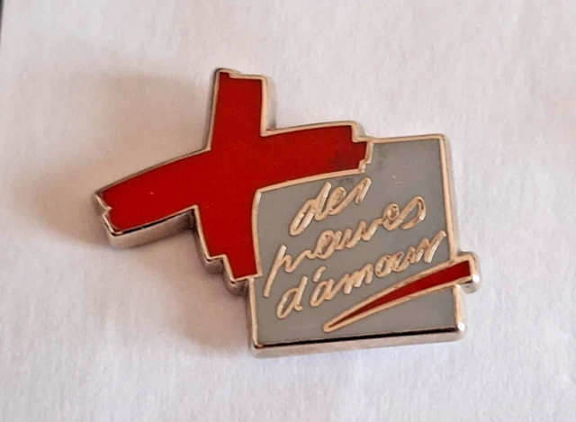 Lot De 2 Broches Pin Don Du Sang Signées R. Louis Arthus Bertrand – Occasion, Bon état
