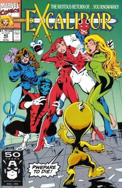 Excalibur #42 Marvel Comics October Oct 1991 (VFNM)