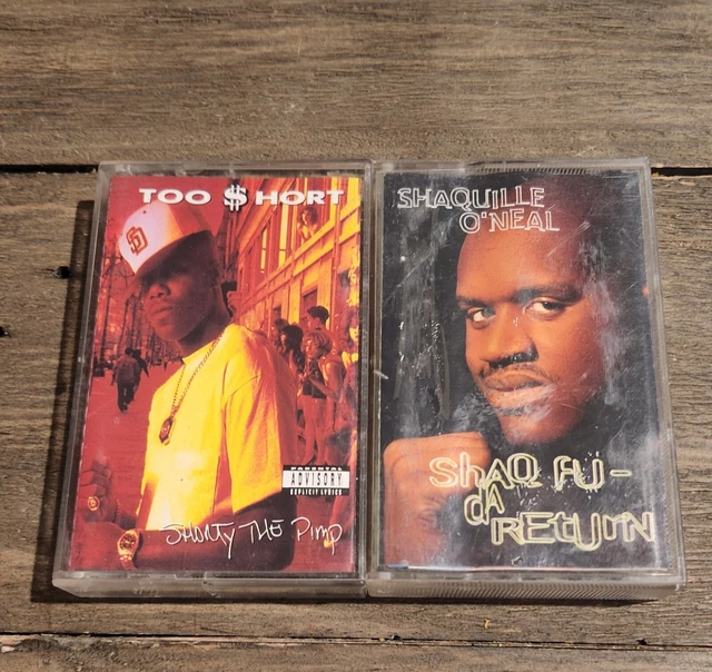 90S HIP HOP Rap Cassette Lot Too Short Shorty The Pimp Shaquille O'Neal