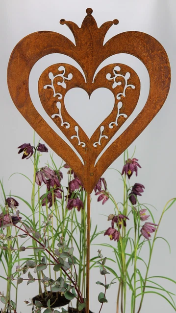 Bornhöft Boule Décorative En Métal Rouillé - 40 Cm - Décoration De