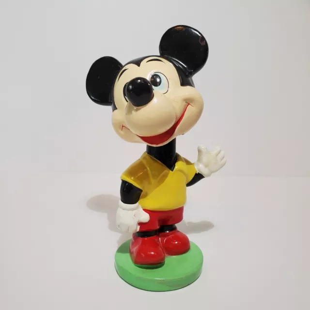 Vintage Walt Disney Productions Japan Mickey Mouse Bobblehead Nodder 60s