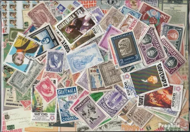 guatemala Timbres 200 différents timbres