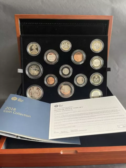 2018 premium proof coin year set royal mint