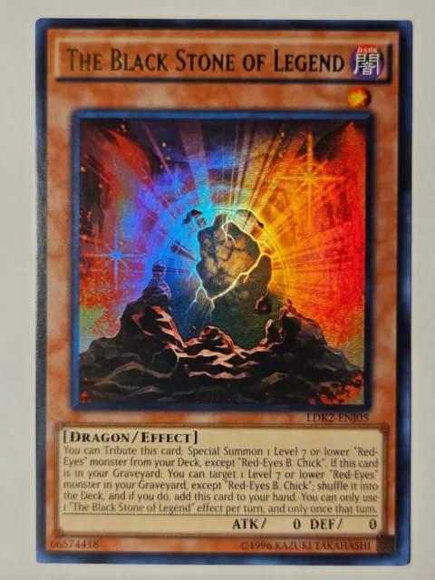 Yugioh - The Black Stone Of Legend - Ultra Rare - LDK2-ENJ05 -  Mint