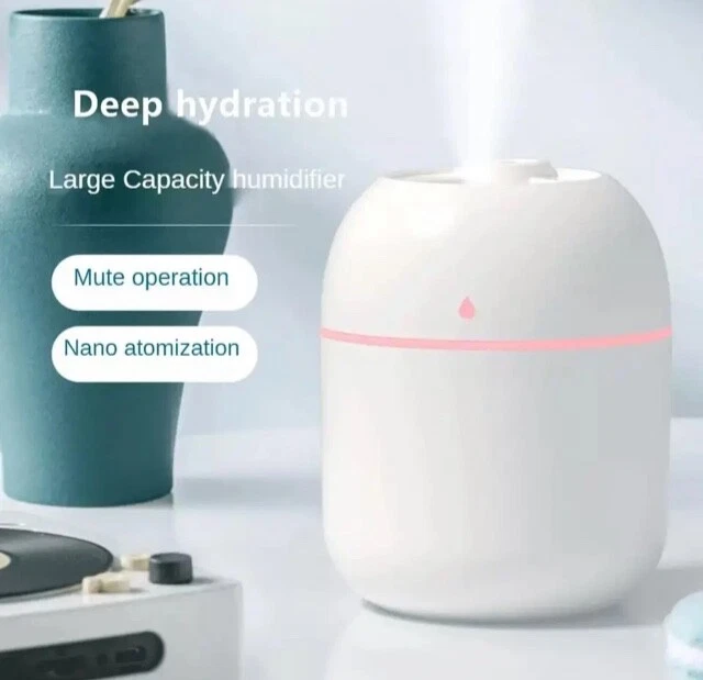 Mini Humidificateur Air USB 180 Ml Diffuseur Arôme électique Purificateur Blanc