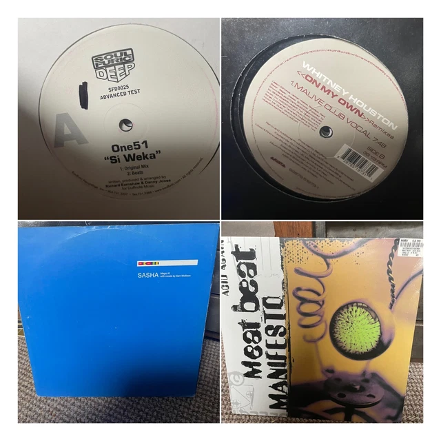 house Techno Mix Etc Vinyl Job Lot 40 X 12” Singles Mostly VG+/Ex
