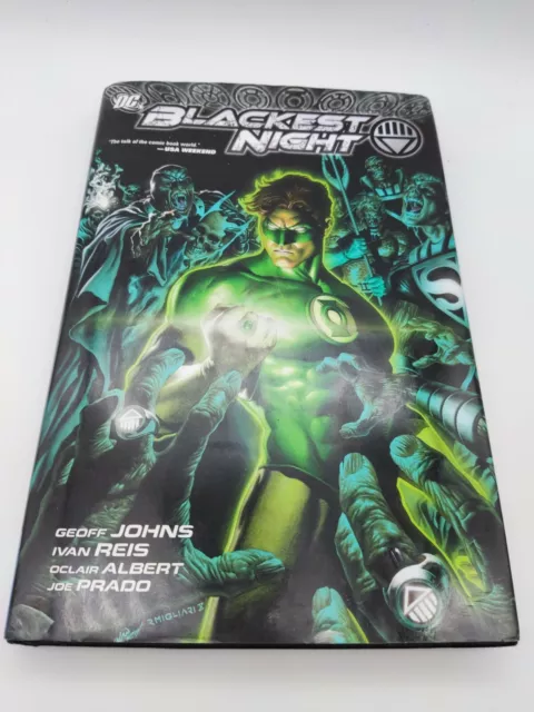 Blackest Night HC by Geoff Johns Hardback, 2010 good condition