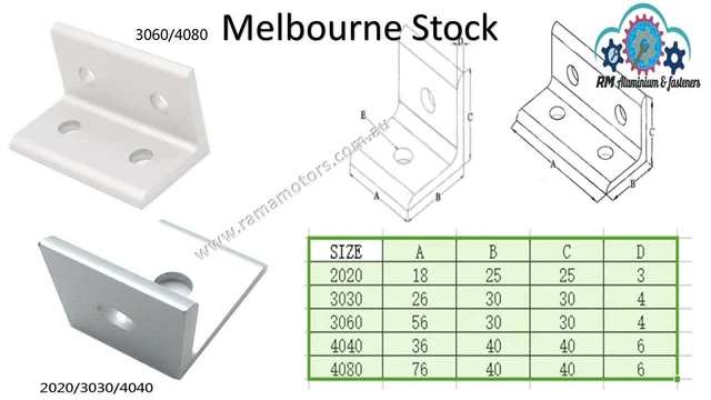 3030 V-slot Right angle Corner Bracket