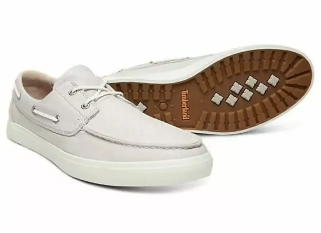 TIMBERLAND UNION WHARF 2 Eye Canvas Boat Oxford Lace Up Mens Shoes UK Size 7 33.00 PicClick UK
