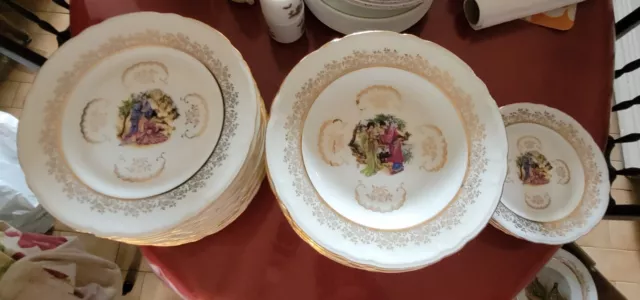 Service vaisselle Imperial Porcelaine CHADELAUD - LIMOGES 40 pièces  3