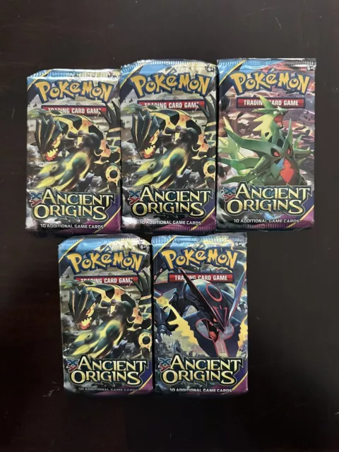 x6  pokemon XY ancient origins booster packs NEW SEALED