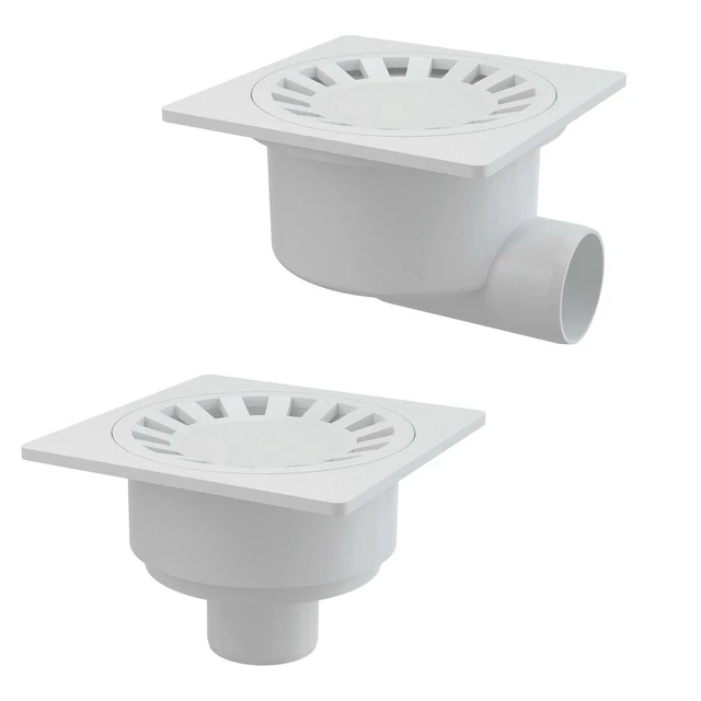 Yellowshop Canalina Di Scarico Per Doccia A Pavimento Modello Goccia In Acciaio Inox AISI 304 - Lunghezza 100 Cm - Scarico Speedy 50 L/min, Piedini Regolabili E Flangia Impermeabile - Sistema Drenaggio