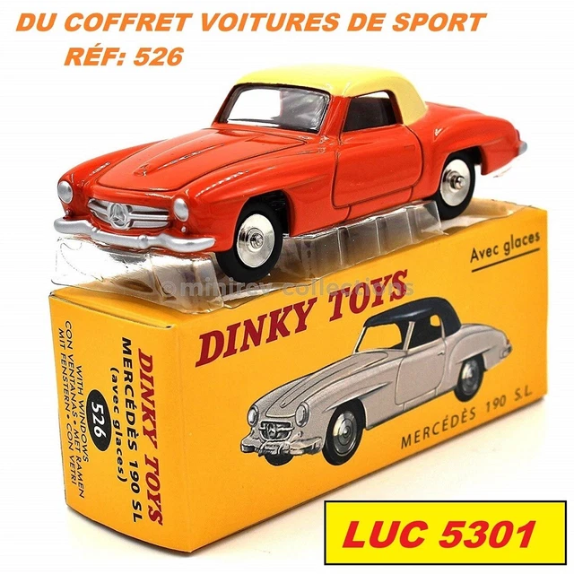 DCL Dinky Toys 24H Mercedes Benz 190SL Orange toit crème 1:43 SB Atlas - Collection DCL Dinky Toys 24H Mercedes Benz 190SL Orange toit crème 1:43 SB Atlas - Collection