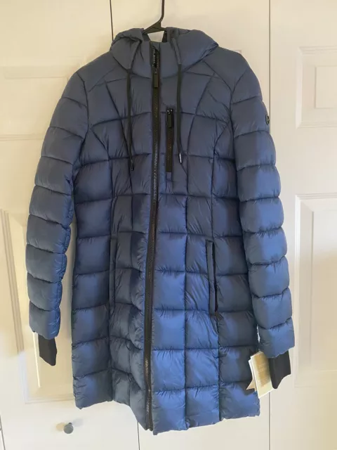 Michael Kors Mid-Length Danish Blue Packable Womens Puffer Coat Jacket ( NWT )