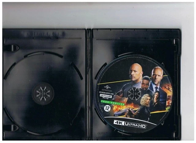 4k Fast & Furious : Hobbs & Shaw.vendu sans le blu ray 2