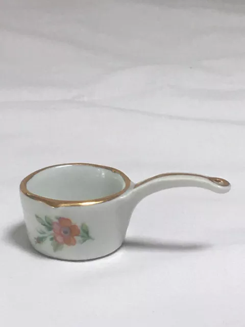 French Porcelain LASSERRE RESTAURANT PARIS Miniature Saucepan