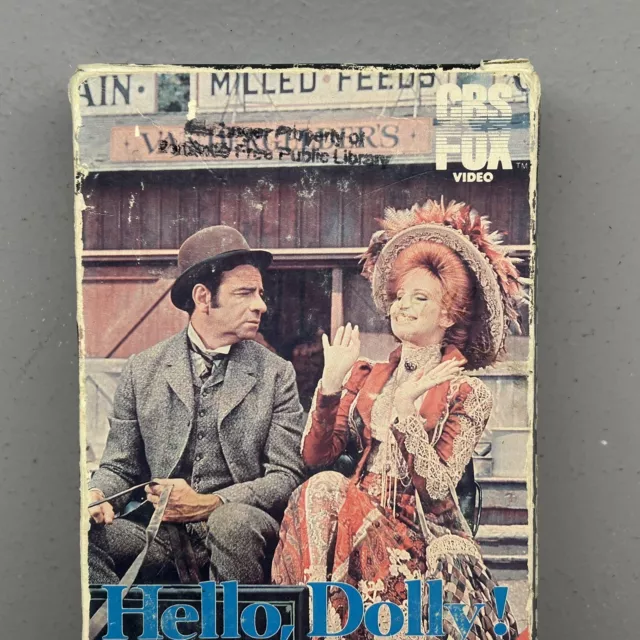 Hello, Dolly! VHS 1984 Video Tape CBS FOX Barbara Streisand BUY 2 GET 1 FREE! 2