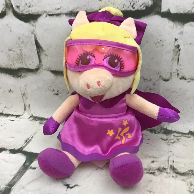 Disney Jr Muppet Babies Plush Miss Piggy Super Fabulous Soft Doll Stuffed Toy
