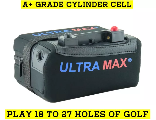 Lithium 27 Hole Golf Trolley 12V 18Ah Superior Power Battery Fits Powakaddy