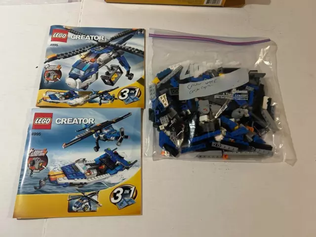 LEGO Creator (4995) Cargo Copter 100% complete