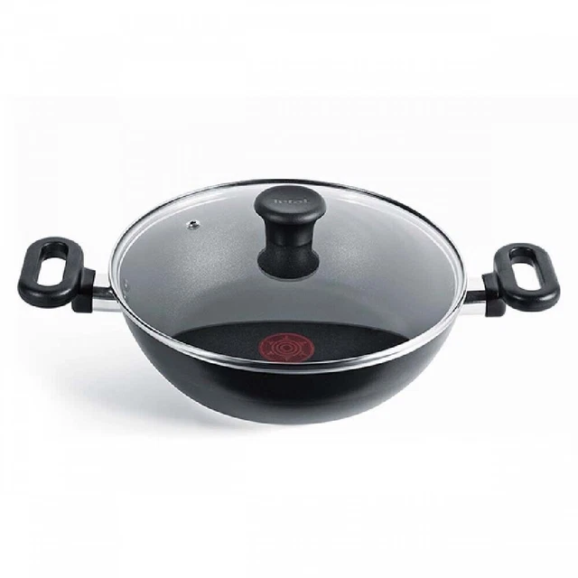 TEFAL MADRAS COLLECTION NonStick 26cm Kadai with Lid £38.99 PicClick UK