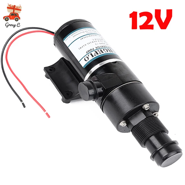 Pompe Macérateur 12V 9.5A - Pour Eaux Usées, WC, Bateau, Camping-Car