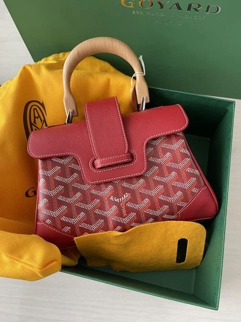 Goyard bag with wooden handle sales