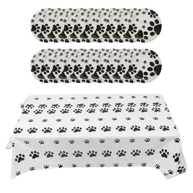Abs Perro Placa Decoraciones Para Fiestas De Perros Mantel El Perro