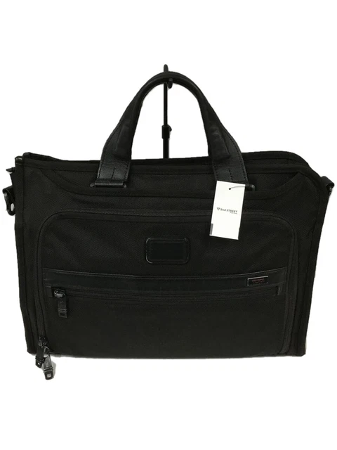 Tumi Alpha Slim Deluxe Portfolio Briefcase BLK 26110D2 from Japan USED