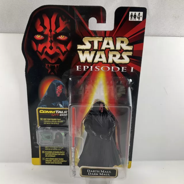  Star Wars Episodio 1 Modellino Darth Maul con chip Comm Talk di Hasbro
