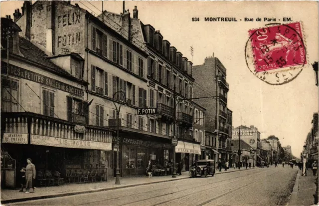 CPA MONTREUIL Rue de Paris (869175)