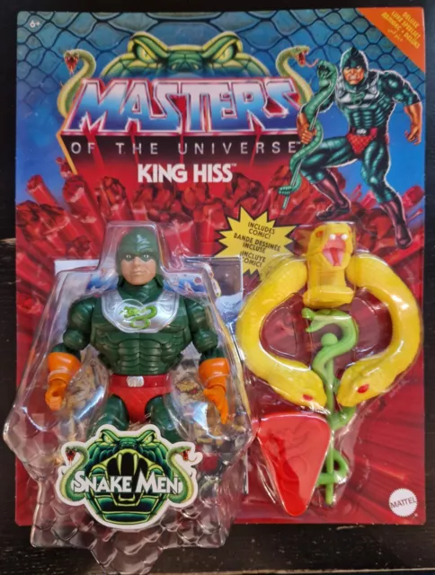 Masters of the Universe Origins (Deluxe) - King Hiss (Snake Men) NEU&OVP