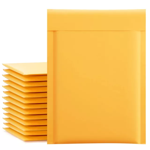 UCGOU Kraft Bubble Mailers 6x10 Inch 25 Pack Yellow Padded Envelopes #0 Small...