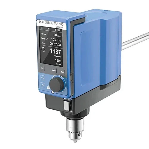 NEW ! IKA Eurostar 100 CONTROL Overhead Stirrer, Max. Stirring 100L, 4028501