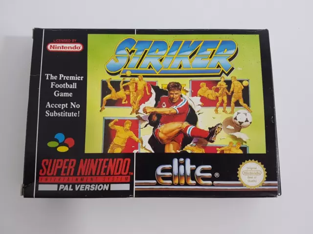 Striker - Super Nintendo SNES game - [CIB PAL UK] Boxed with manual