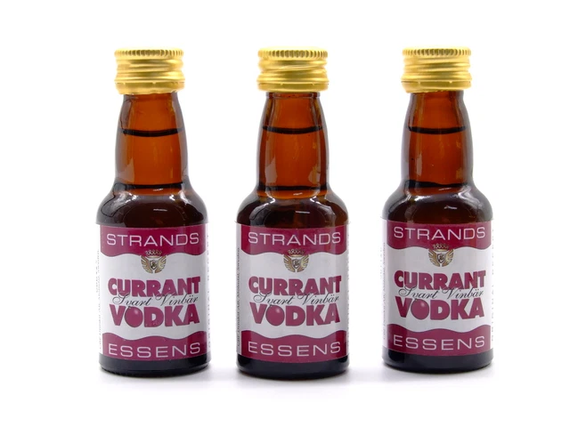 3 x grosella vodka 25 ml - aroma para vodka, esencia de vodka, esencia aromatizante