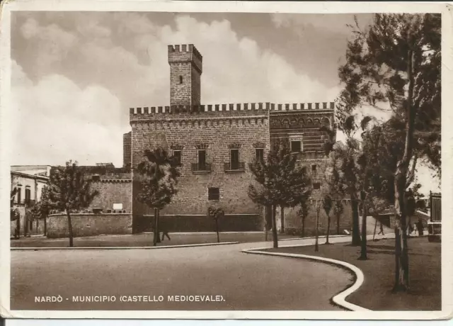 Nardo' (Lecce) - Interno Duomo E Municipio - Lotto 2 Cartoline Viaggiate 1942