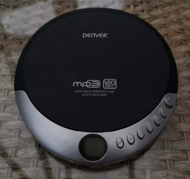 Denver DMP-390 Personal CD Player Discman - Black