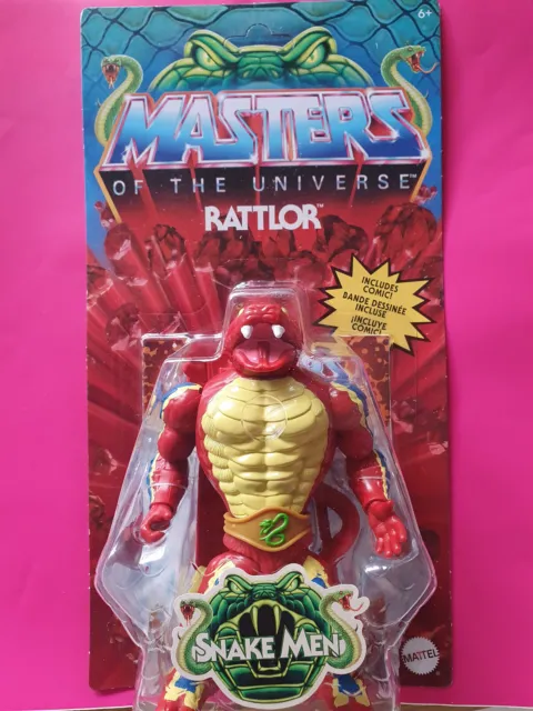 MOTU Masters of the Universe Origins RATTLOR  SNAKE MEN  -NEU-  He-Man