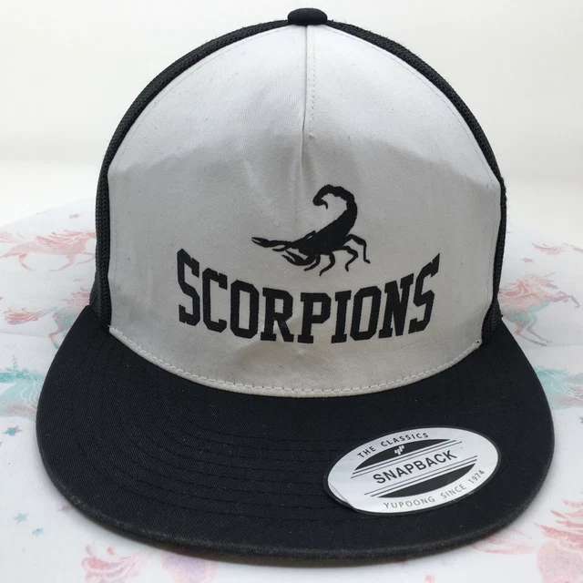 0072 Unknown Scorpions Hat Snapback Ball Cap Adjustable Mesh Rock Band Team Logo