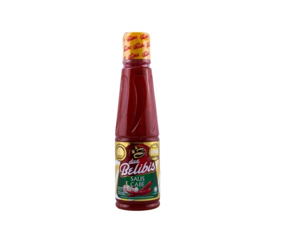DUA BELIBIS Saus Cabe Sambal - Salsa Chilli, 135ml (Confezione Di 3)