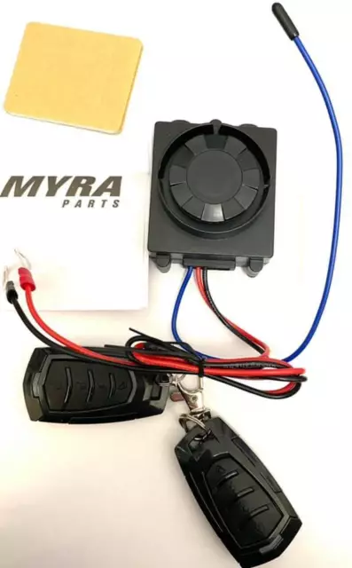Myra - ALR01 Alarme Système Antivol pour 2 Roues Moto Et Scooter Avec 2 Geräte