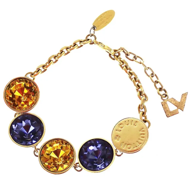 Louis Vuitton, Jewelry, Louis Vuitton Bracelet Brasserie Blooming M64858  Gp Ladies