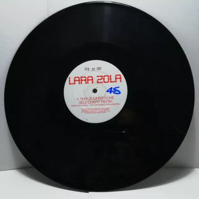 Lara Zola ‎– This Is What I Like Delinquent Remixes 12" Vinyl UKG UK Garage 2003