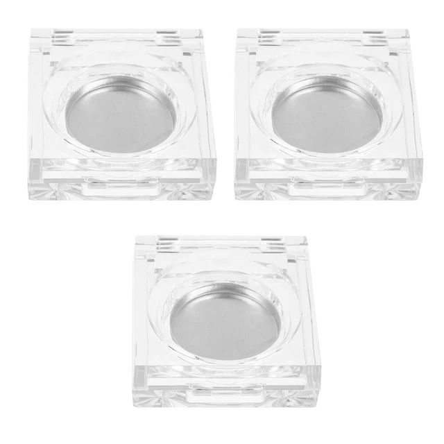 6 Pcs Lidschatten-Box Plastik Zierbehälter Nachfüllbarer Rougebehälter