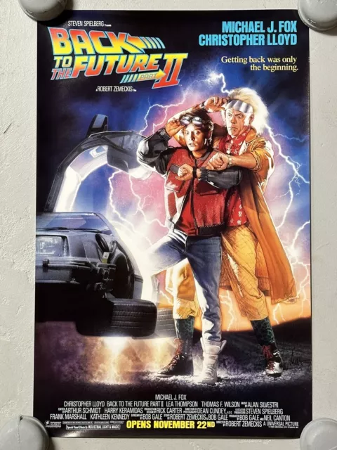Back To The Future Part 2 II Original Mini Movie Poster New Unused Michael J Fox