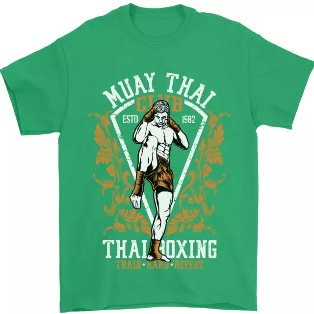 T-shirt da uomo Muay Thai Fighter Warrior MMA arti marziali 100% cotone 9