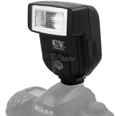 YINYAN CY-20 Universal Hot Shoe Camera Mini Flash Speedlite For Canon NIkon US